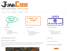 Tablet Screenshot of junkcode.net
